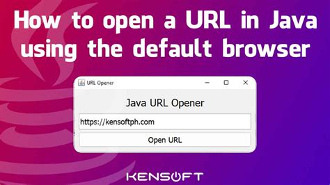 Image result for How to Open a Link in Java
