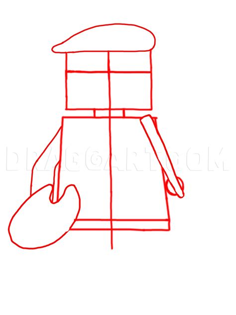 Image result for How to Draw a LEGO Man