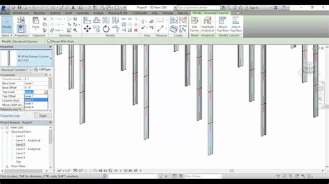 Image result for revit structure column creation