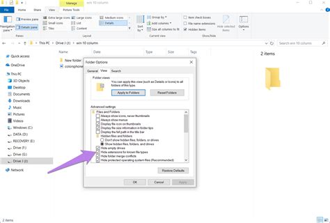Image result for Insert Space Between File Folder in Explorer