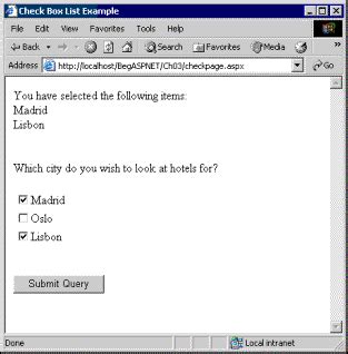 Image result for CheckBoxList Example