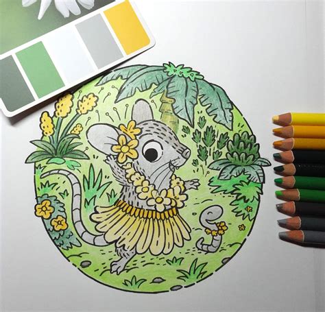 Toradh íomhá ar Library Mouse Color Page