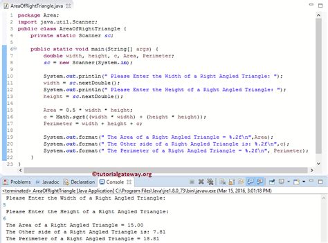 Java Triangle Code に対する画像結果