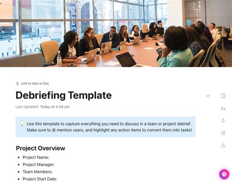Toradh íomhá ar Debriefing Example
