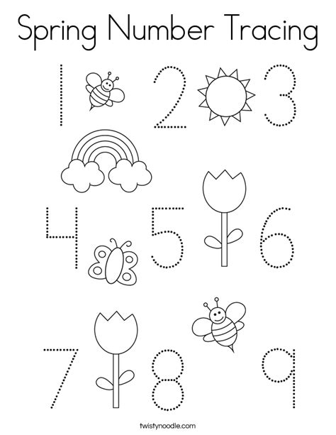 Spring Tracing Coloring Pages に対する画像結果