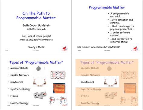 Image result for Programmable Matter Book