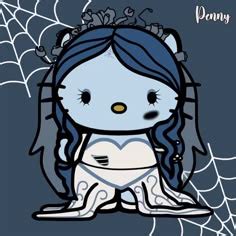 Image result for Corpse Bride Wallpaper Hello Kitty