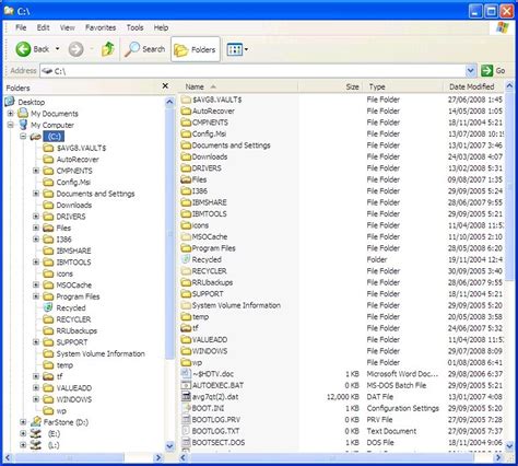 Folder View に対する画像結果