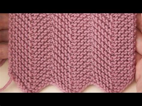 One Row Repeat Chevron Knitting Pattern に対する画像結果