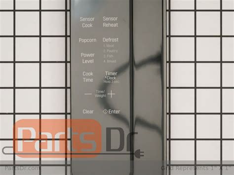 Afbeeldingsresultaten voor LG Microwave Control Panel