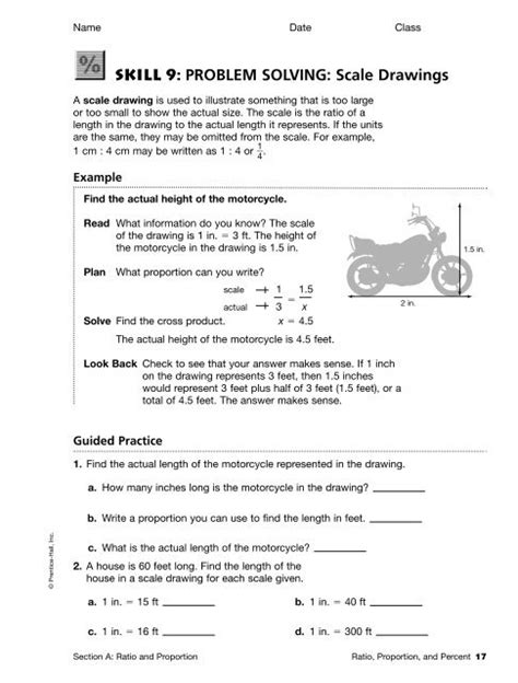 Toradh íomhá ar Scale Drawing Problem Solving