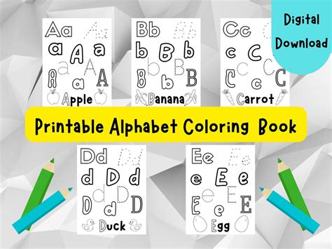 Image result for Printable ABC Coloring Book