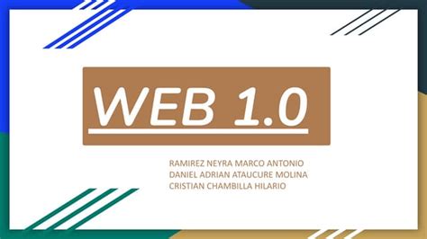 Web 1.0 に対する画像結果
