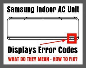 Image result for Samsung Split System Error Codes
