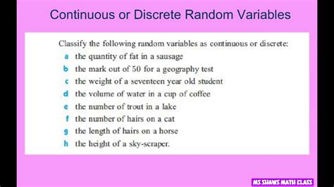 Afbeeldingsresultaten voor Discrete Random Variable Vs. Continuous