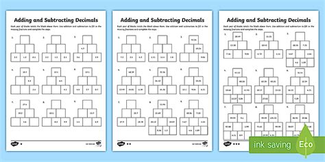 Adding Pyramids Worksheet for 8th に対する画像結果