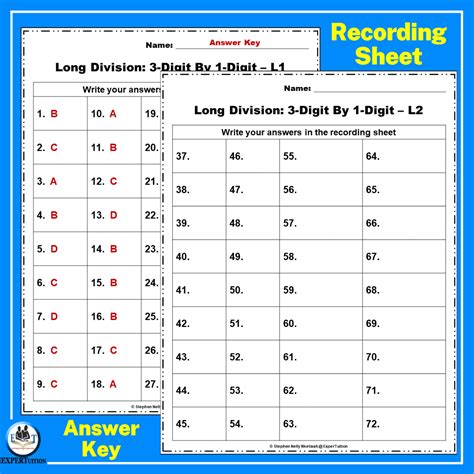 Image result for Long Division Grade 3 Using 1 Digit