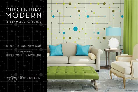 Image result for Geometric Patterns Mid-Century Modern