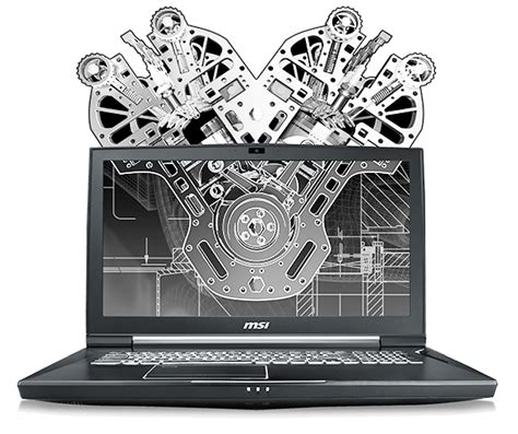 Toradh íomhá ar MSI Workstation Laptop