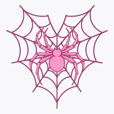 Image result for Heart Spider Web Design Icon