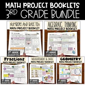 Image result for 3rd Grade Math Projects