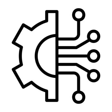 Toradh íomhá ar Machine Modeling Logo Without Background