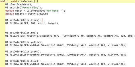 BlueJ Java Code for a Cirlcle に対する画像結果