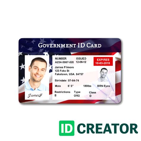 Image result for Government-Issued ID Card
