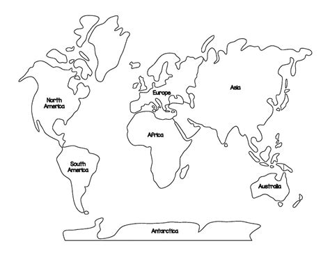 Image result for Color World Map Printable