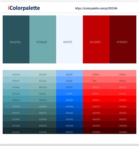 Bildergebnis für Dark Red Color Palette