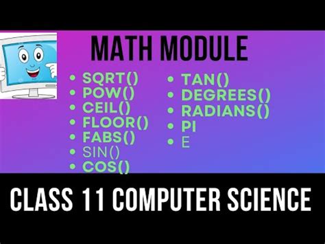 Afbeeldingsresultaten voor Python Math Module Fabs