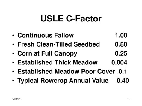 Afbeeldingsresultaten voor Usle Sample Problem