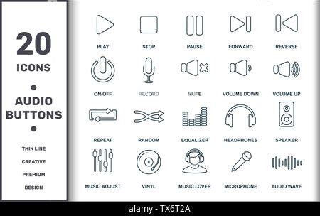 Image result for Audio Buttons