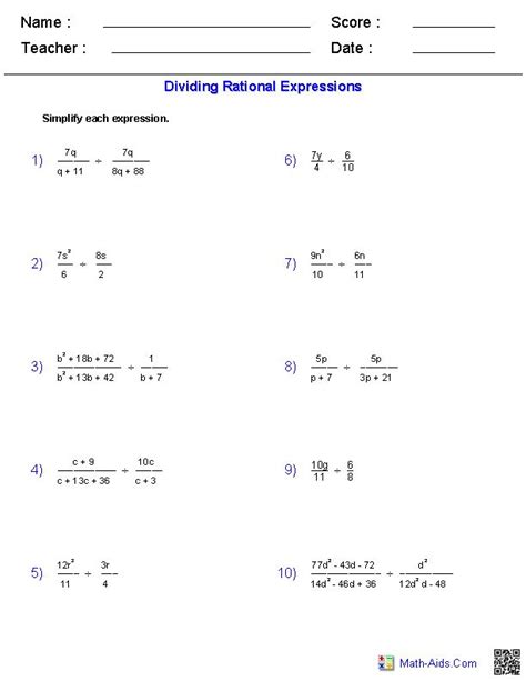 Addition of Rational Numbers Worksheet に対する画像結果