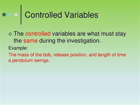 Image result for What Is an Example of a Control Variable