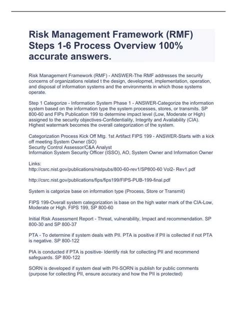 Toradh íomhá ar DoD RMF Process