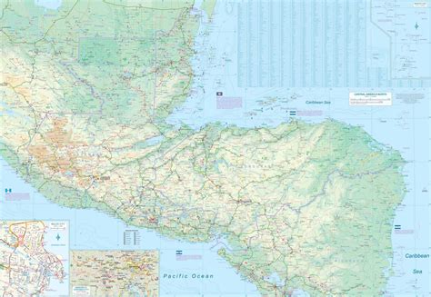 Central America Travel Map - ITM