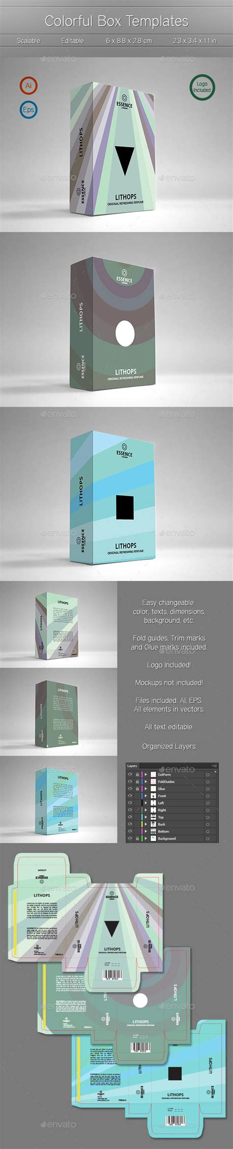 Image result for Color Box Layout Sample