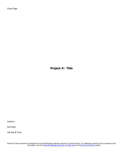 Toradh íomhá ar How to Start a Lab Report Introduction