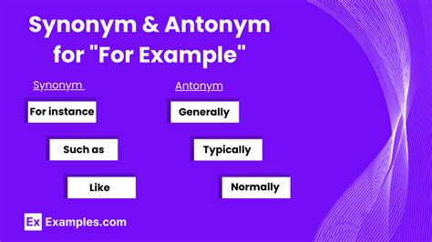Image result for Another Example Synonym