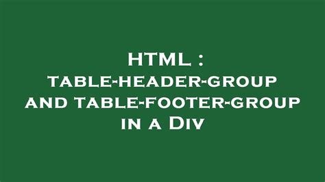 Image result for HTML Table Header with Group
