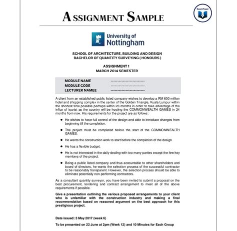 Image result for Sample of Assignment PDF