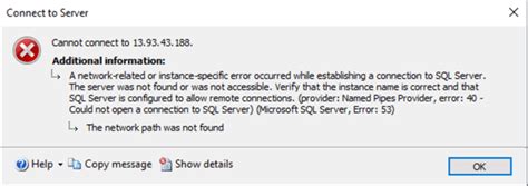 Toradh íomhá ar Server Name to Connect Remotely to SQL Server