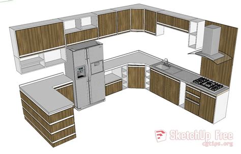 Afbeeldingsresultaten voor SketchUp Kitchen Design