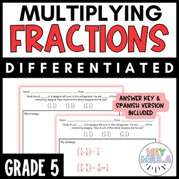 Image result for Multiplying Fractions 5th Grade Level