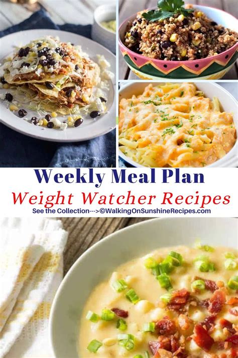 Image result for Weight Watcher Menu
