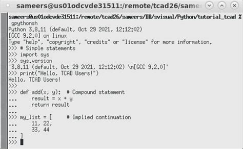 Python Shell Interactive Mode에 대한 이미지 결과