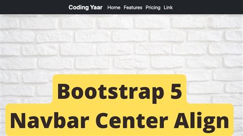 Image result for Bootstrap Header Align Center