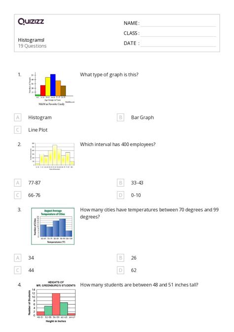 Histogram Worksheet Answer Key に対する画像結果