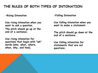 Image result for Examples of Rising Intonation Sentences